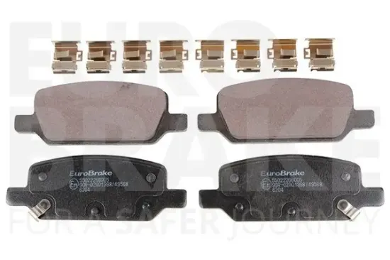 Bremsbelagsatz, Scheibenbremse Hinterachse EUROBRAKE 55022266005 Bild Bremsbelagsatz, Scheibenbremse Hinterachse EUROBRAKE 55022266005