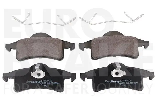 Bremsbelagsatz, Scheibenbremse Hinterachse EUROBRAKE 5502229323