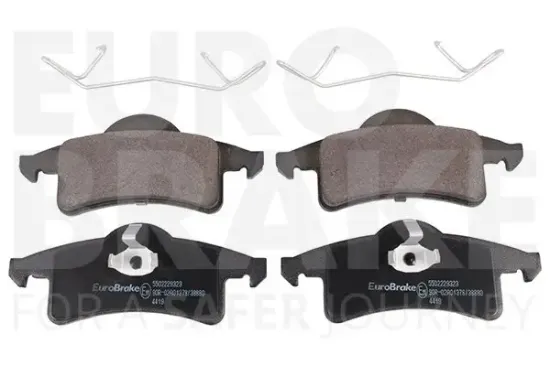 Bremsbelagsatz, Scheibenbremse Hinterachse EUROBRAKE 5502229323 Bild Bremsbelagsatz, Scheibenbremse Hinterachse EUROBRAKE 5502229323