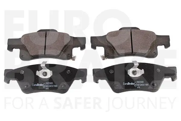 Bremsbelagsatz, Scheibenbremse Hinterachse EUROBRAKE 5502229329