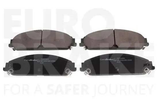 Bremsbelagsatz, Scheibenbremse EUROBRAKE 5502229333 Bild Bremsbelagsatz, Scheibenbremse EUROBRAKE 5502229333