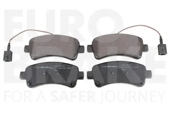 Bremsbelagsatz, Scheibenbremse EUROBRAKE 55022299104 Bild Bremsbelagsatz, Scheibenbremse EUROBRAKE 55022299104