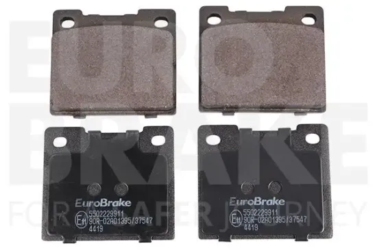 Bremsbelagsatz, Scheibenbremse EUROBRAKE 5502229911 Bild Bremsbelagsatz, Scheibenbremse EUROBRAKE 5502229911