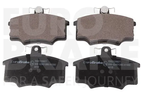 Bremsbelagsatz, Scheibenbremse Vorderachse EUROBRAKE 5502229927