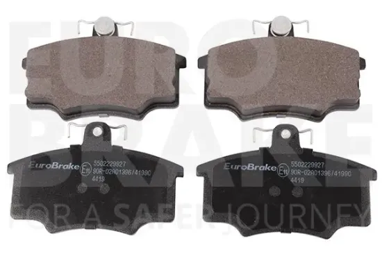 Bremsbelagsatz, Scheibenbremse Vorderachse EUROBRAKE 5502229927 Bild Bremsbelagsatz, Scheibenbremse Vorderachse EUROBRAKE 5502229927