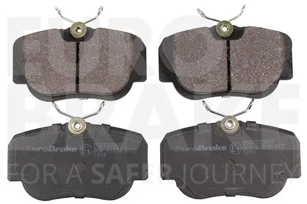 Bremsbelagsatz, Scheibenbremse Vorderachse EUROBRAKE 5502229937