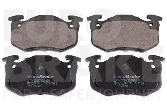 Bremsbelagsatz, Scheibenbremse Hinterachse EUROBRAKE 5502229955 Bild Bremsbelagsatz, Scheibenbremse Hinterachse EUROBRAKE 5502229955