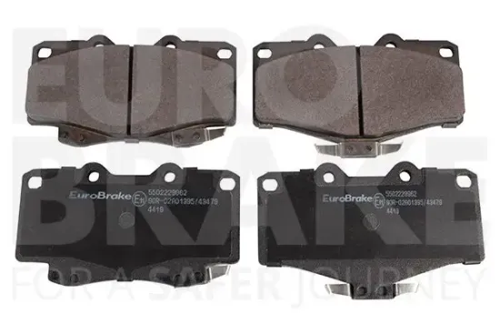 Bremsbelagsatz, Scheibenbremse EUROBRAKE 5502229962 Bild Bremsbelagsatz, Scheibenbremse EUROBRAKE 5502229962