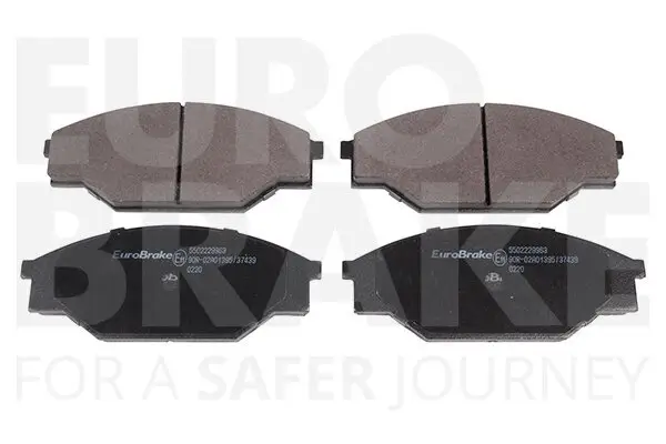Bremsbelagsatz, Scheibenbremse Vorderachse EUROBRAKE 5502229963