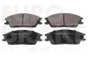 Bremsbelagsatz, Scheibenbremse Vorderachse EUROBRAKE 5502229967