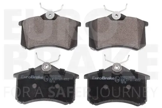 Bremsbelagsatz, Scheibenbremse EUROBRAKE 5502229970 Bild Bremsbelagsatz, Scheibenbremse EUROBRAKE 5502229970