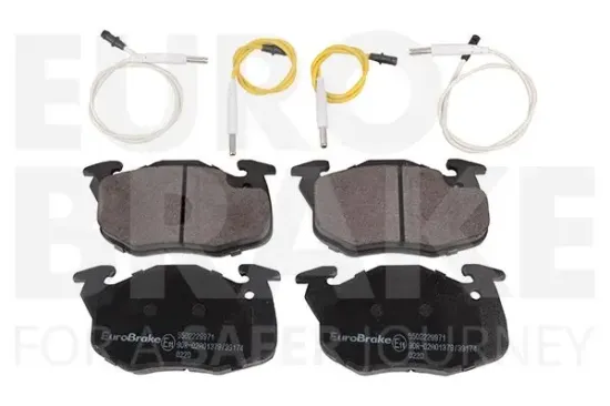 Bremsbelagsatz, Scheibenbremse EUROBRAKE 5502229971 Bild Bremsbelagsatz, Scheibenbremse EUROBRAKE 5502229971