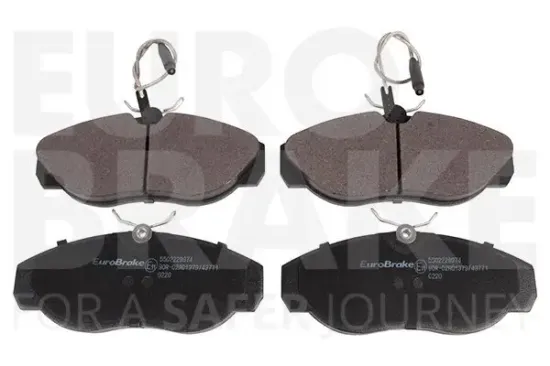 Bremsbelagsatz, Scheibenbremse EUROBRAKE 5502229974 Bild Bremsbelagsatz, Scheibenbremse EUROBRAKE 5502229974