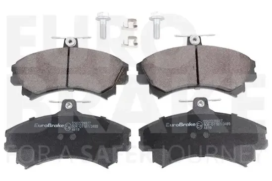 Bremsbelagsatz, Scheibenbremse Vorderachse EUROBRAKE 5502229977 Bild Bremsbelagsatz, Scheibenbremse Vorderachse EUROBRAKE 5502229977