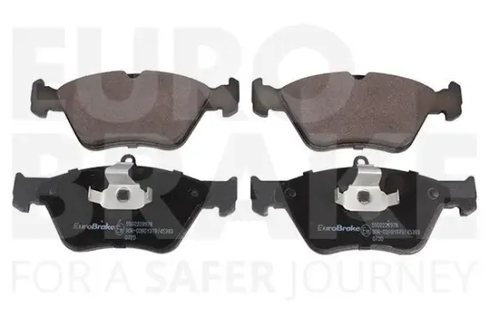 Bremsbelagsatz, Scheibenbremse Vorderachse EUROBRAKE 5502229978 Bild Bremsbelagsatz, Scheibenbremse Vorderachse EUROBRAKE 5502229978