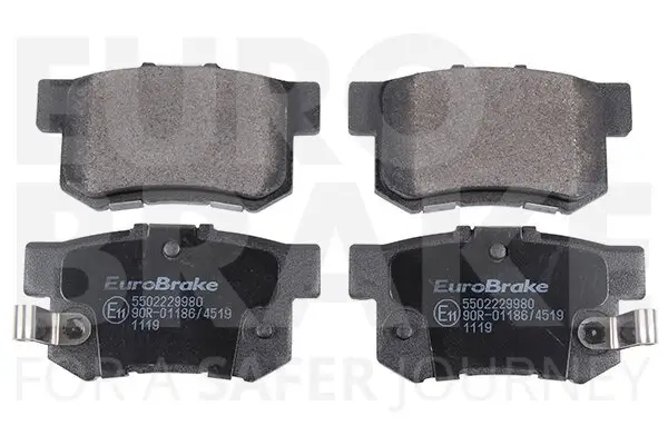 Bremsbelagsatz, Scheibenbremse Hinterachse EUROBRAKE 5502229980