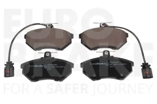 Bremsbelagsatz, Scheibenbremse Vorderachse EUROBRAKE 5502229984 Bild Bremsbelagsatz, Scheibenbremse Vorderachse EUROBRAKE 5502229984