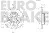 Bremsscheibe Hinterachse EUROBRAKE 5815201561 Bild Bremsscheibe Hinterachse EUROBRAKE 5815201561