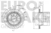 Bremsscheibe EUROBRAKE 5815201539 Bild Bremsscheibe EUROBRAKE 5815201539