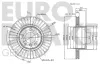 Bremsscheibe Vorderachse EUROBRAKE 5815201553 Bild Bremsscheibe Vorderachse EUROBRAKE 5815201553