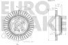 Bremsscheibe Hinterachse EUROBRAKE 5815201597 Bild Bremsscheibe Hinterachse EUROBRAKE 5815201597
