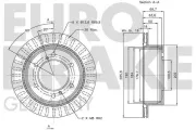 Bremsscheibe Hinterachse EUROBRAKE 58152025101