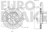 Bremsscheibe Vorderachse EUROBRAKE 5815202327 Bild Bremsscheibe Vorderachse EUROBRAKE 5815202327