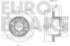 Bremsscheibe Hinterachse EUROBRAKE 5815202345 Bild Bremsscheibe Hinterachse EUROBRAKE 5815202345
