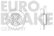 Bremsscheibe Vorderachse EUROBRAKE 5815202599