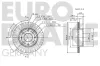 Bremsscheibe Vorderachse EUROBRAKE 5815202605 Bild Bremsscheibe Vorderachse EUROBRAKE 5815202605