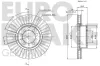 Bremsscheibe Vorderachse EUROBRAKE 5815203324 Bild Bremsscheibe Vorderachse EUROBRAKE 5815203324