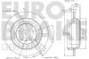Bremsscheibe Hinterachse EUROBRAKE 5815203391 Bild Bremsscheibe Hinterachse EUROBRAKE 5815203391