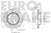 Bremsscheibe Vorderachse EUROBRAKE 5815203605 Bild Bremsscheibe Vorderachse EUROBRAKE 5815203605