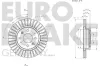 Bremsscheibe Vorderachse EUROBRAKE 5815203438 Bild Bremsscheibe Vorderachse EUROBRAKE 5815203438