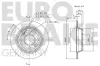 Bremsscheibe Hinterachse EUROBRAKE 5815204107 Bild Bremsscheibe Hinterachse EUROBRAKE 5815204107