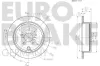 Bremsscheibe Hinterachse EUROBRAKE 5815204418 Bild Bremsscheibe Hinterachse EUROBRAKE 5815204418