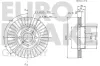 Bremsscheibe EUROBRAKE 5815204543 Bild Bremsscheibe EUROBRAKE 5815204543