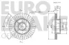 Bremsscheibe Vorderachse EUROBRAKE 5815204738 Bild Bremsscheibe Vorderachse EUROBRAKE 5815204738