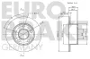 Bremsscheibe Hinterachse EUROBRAKE 5815204744 Bild Bremsscheibe Hinterachse EUROBRAKE 5815204744