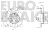 Bremsscheibe Hinterachse EUROBRAKE 5815204771 Bild Bremsscheibe Hinterachse EUROBRAKE 5815204771