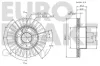 Bremsscheibe EUROBRAKE 5815204809 Bild Bremsscheibe EUROBRAKE 5815204809