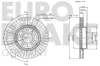 Bremsscheibe Vorderachse EUROBRAKE 5815204832 Bild Bremsscheibe Vorderachse EUROBRAKE 5815204832