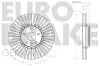 Bremsscheibe Vorderachse EUROBRAKE 5815204860 Bild Bremsscheibe Vorderachse EUROBRAKE 5815204860