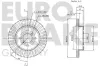 Bremsscheibe EUROBRAKE 5815209922 Bild Bremsscheibe EUROBRAKE 5815209922