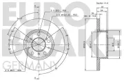 Bremsscheibe Vorderachse EUROBRAKE 5815311518