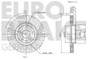 Bremsscheibe Vorderachse EUROBRAKE 5815311553