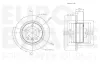 Bremsscheibe Hinterachse EUROBRAKE 58153115102 Bild Bremsscheibe Hinterachse EUROBRAKE 58153115102