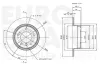 Bremsscheibe Hinterachse EUROBRAKE 5815311525 Bild Bremsscheibe Hinterachse EUROBRAKE 5815311525