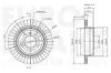 Bremsscheibe EUROBRAKE 5815311539 Bild Bremsscheibe EUROBRAKE 5815311539