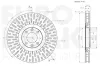 Bremsscheibe Vorderachse EUROBRAKE 5815311953 Bild Bremsscheibe Vorderachse EUROBRAKE 5815311953